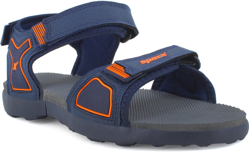 Sparx navy blue orange sandals 2025