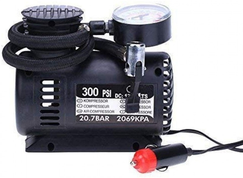 SHAVIRO Electric Air Compressor Inflator Pump for car Bike tubeless tyre. 12V 300 PSI air Pump for Bicycle Football Basketball PACK OF 1 Refrigerator Compressor Price in India Buy SHAVIRO Electric
