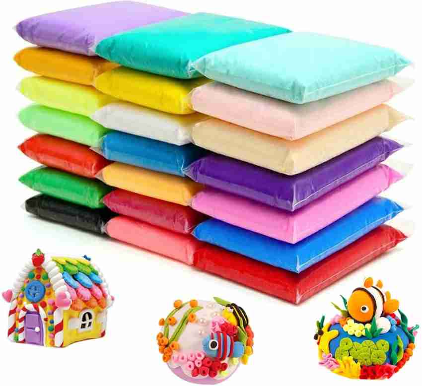 Air Dry Clay 88 Colors, Modeling Clay for Kids, DIY Molding Magic Clay,  Gift