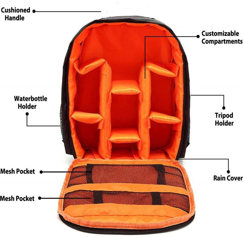 SABUZ very stylish Lightweight DSLR Camera Lens Backpack Bag
