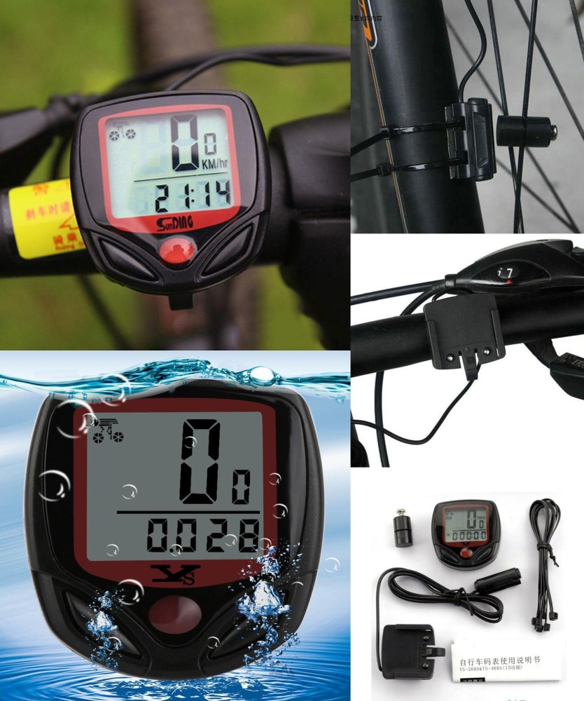 Waterproof Bicycle Speedometer Cycle Bike Meter Computer Speed