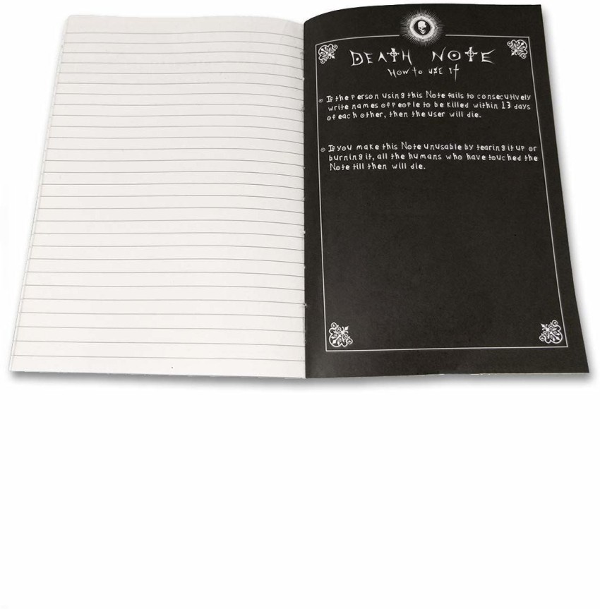 jasicnytum death note A4 Writing Pad ruled 150 Pages Price in India - Buy  jasicnytum death note A4 Writing Pad ruled 150 Pages online at