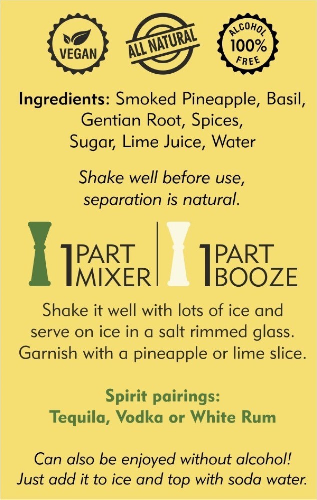 Buy Artisanal Natural Cocktail Mixers Online - Bartisans