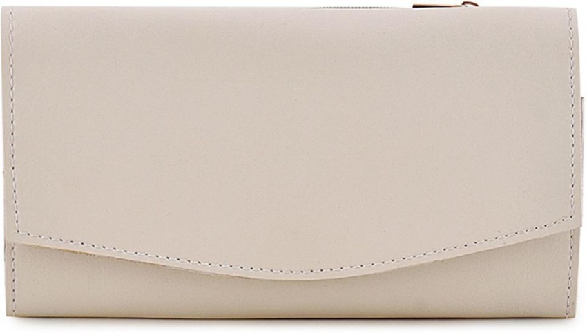 Mark & Keith Textured Shoulder Bag with Metal Accent For Women (White, FS)