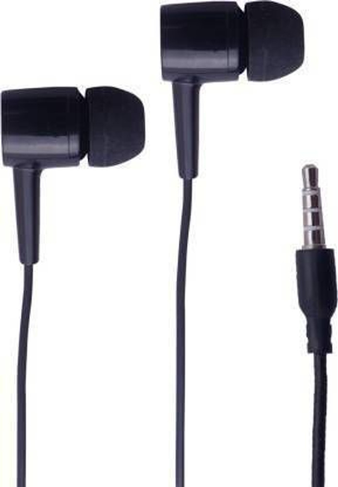 Black and white earphones store