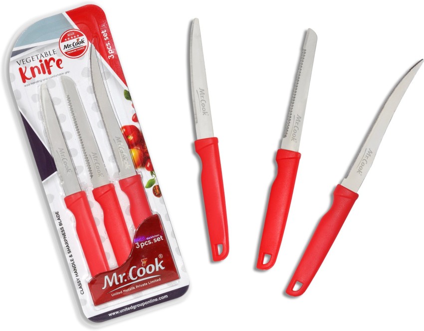 CaROTE 3 Pc Stainless Steel Knife Set Blade Cover Price in India - Buy  CaROTE 3 Pc Stainless Steel Knife Set Blade Cover online at