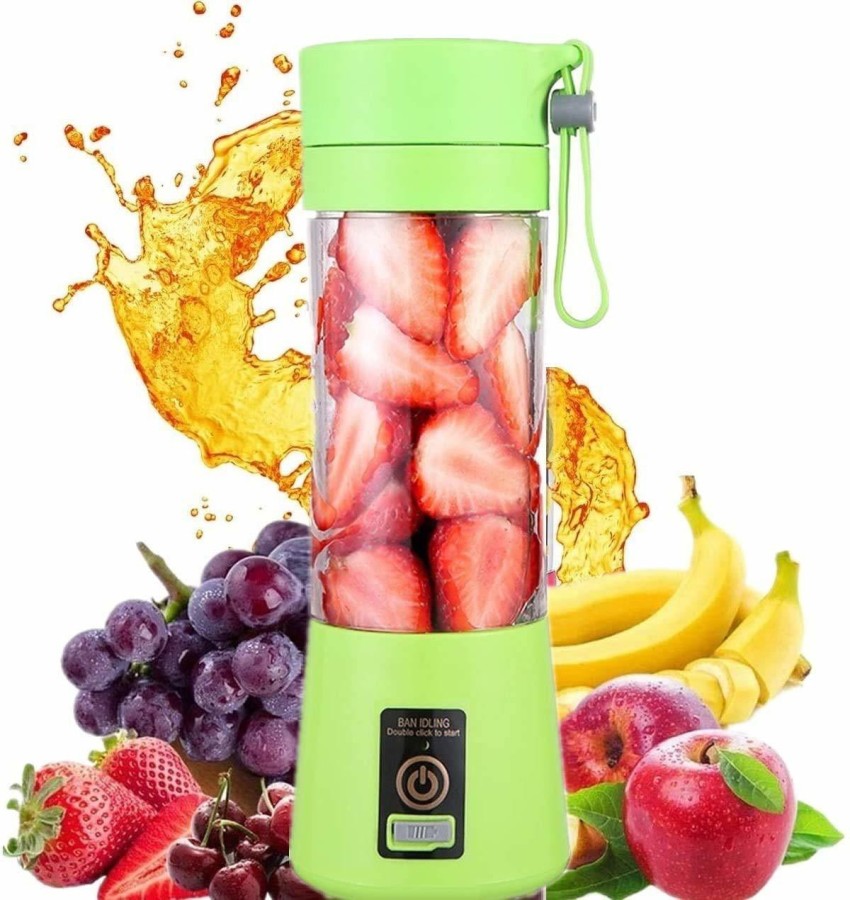 Portable Mini USB Rechargeable Electric Juicer 380ml Fruit Bottle Blender  Mixer