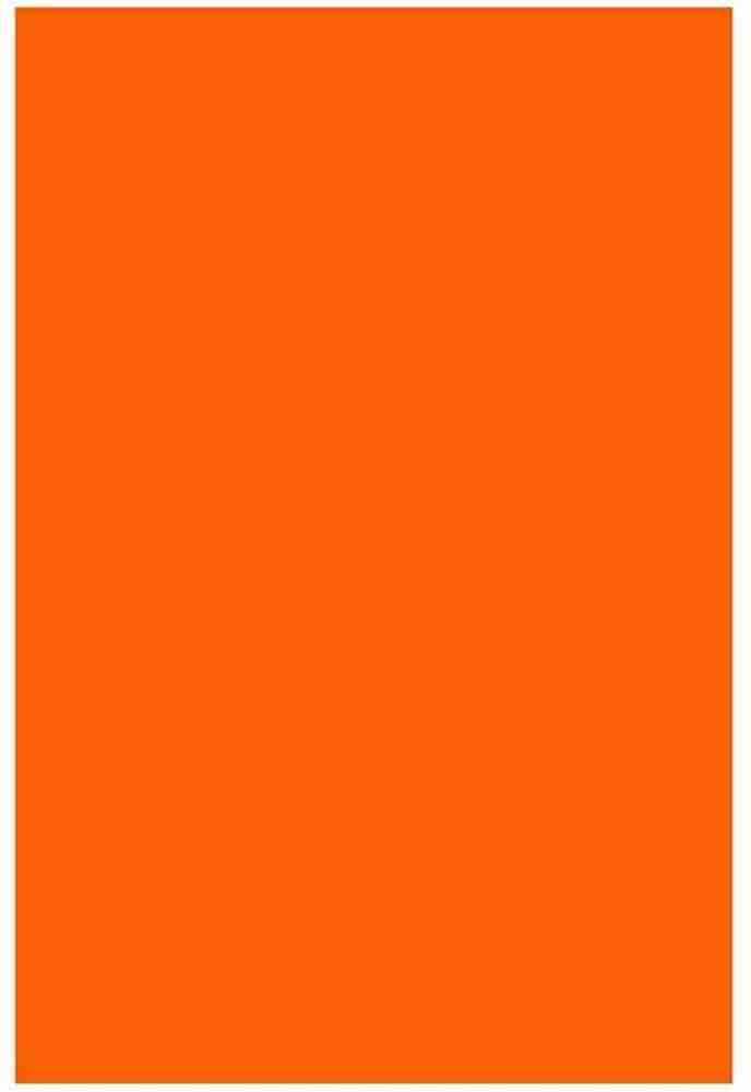 80 GSM Bright Neon Fluorescent Orange Color Paper, For School