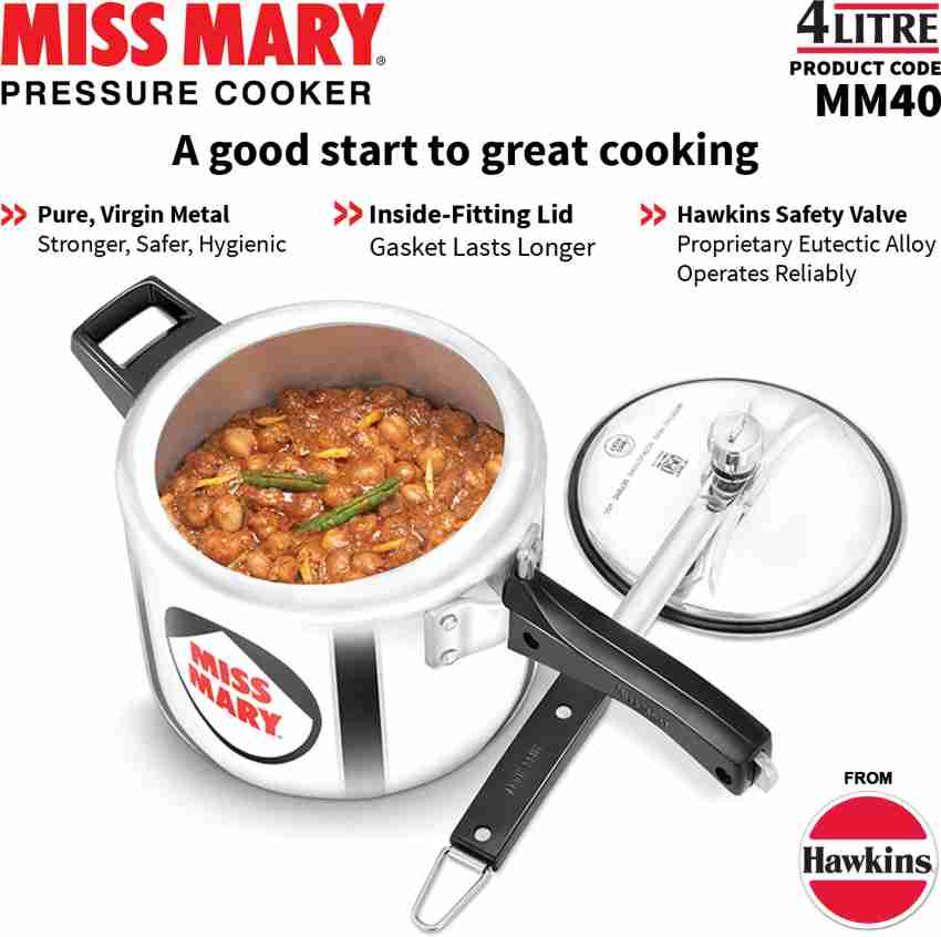 Hawkins Miss Mary MM40 4 L Inner Lid Pressure Cooker