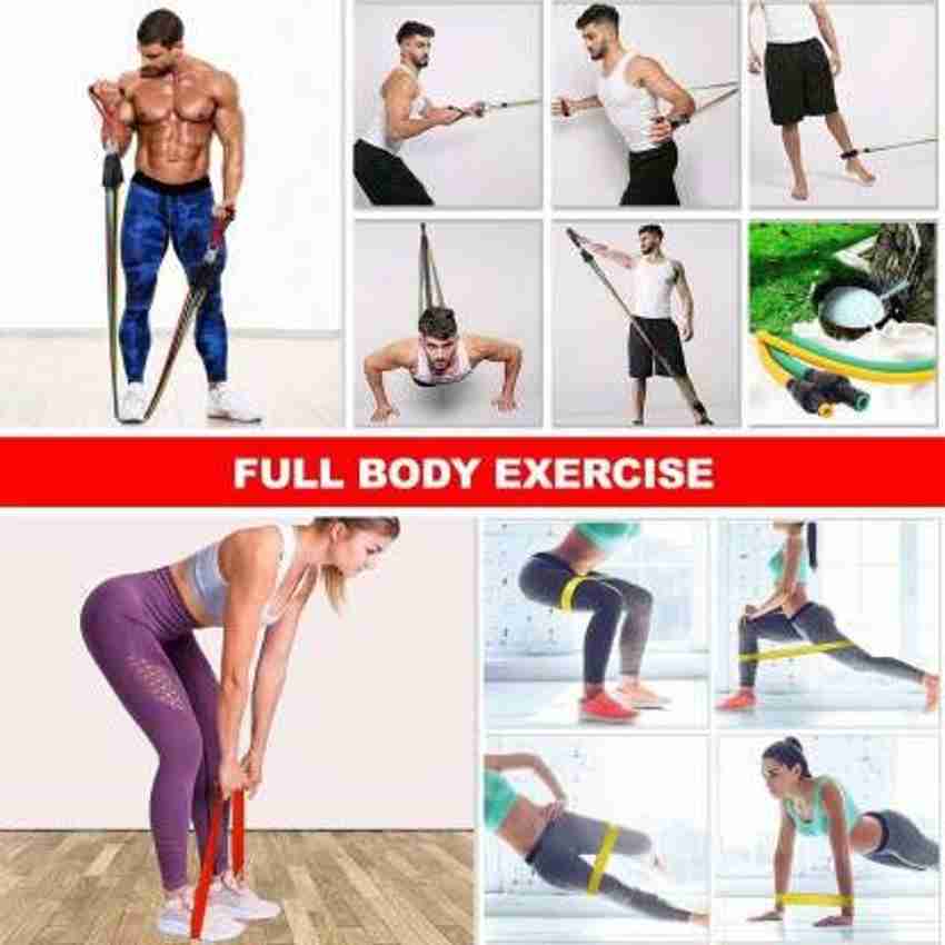 Gantavya Buy Resistance Bands 11pcs Set for Fitness Home Gym Exercise Workout Resistance Tube Buy Gantavya Buy Resistance Bands 11pcs Set for Fitness Home Gym Exercise Workout Resistance Tube Online a...