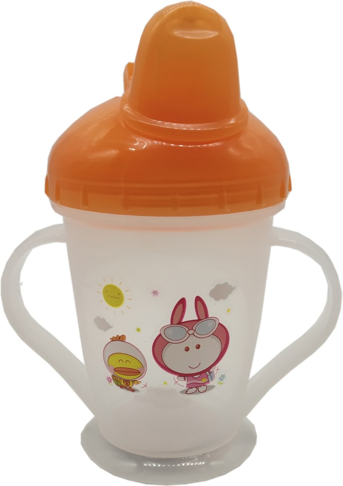 550ML Coffee Juice Plastic Sippy Cup BPA Free Drinking Cup Straw