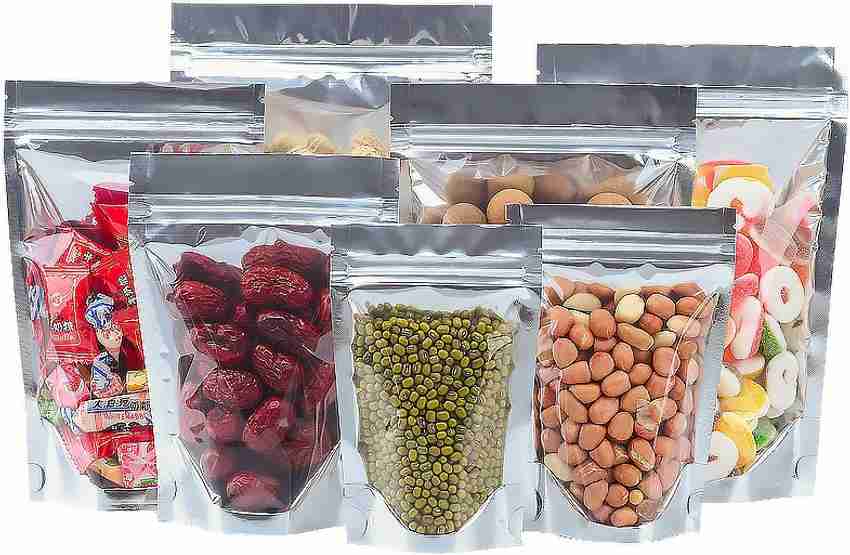 Foil zipper pouches deals
