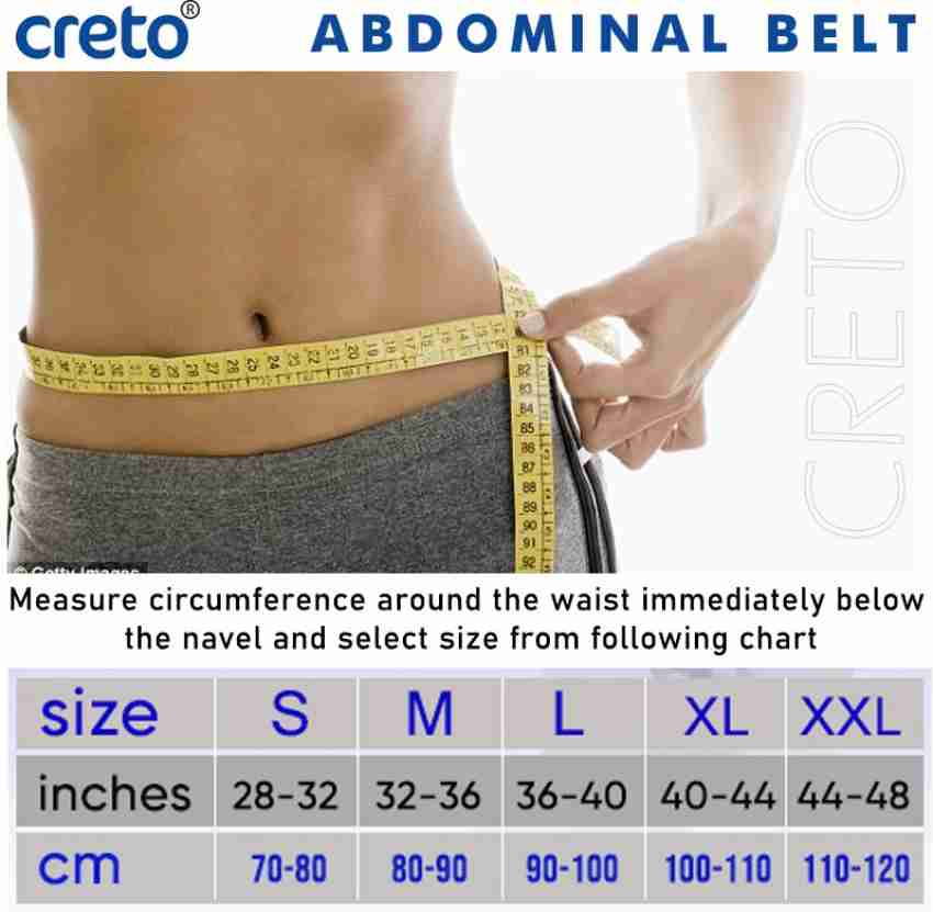 Buy CRETO Abdominal Belt after C-Section Delivery for Waist Line Reduction  Tummy Trimmer Abdominal Belt Online at Best Prices in India - Fitness