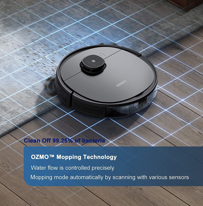 Ecovacs Deebot Ozmo 950, robot aspirapolvere multipiano al minimo