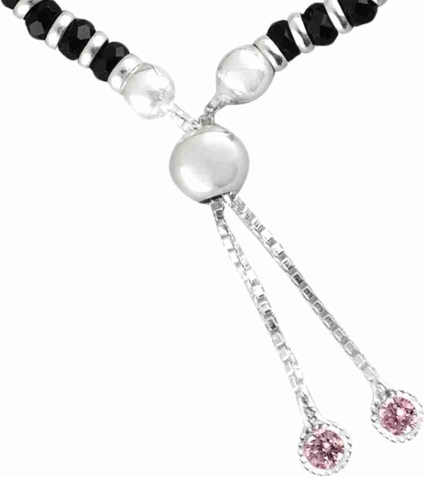 Silver nazariya for baby girl discount