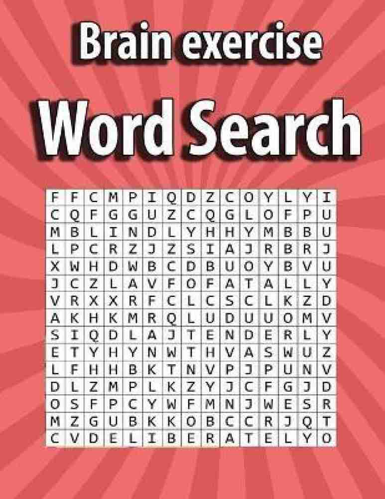 Buy Brain exercise Word Search by K P J at Low Price in India