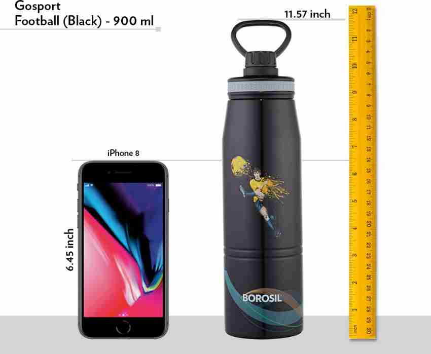  Borosil Hydra Trek Artisan Steel Water Bottle