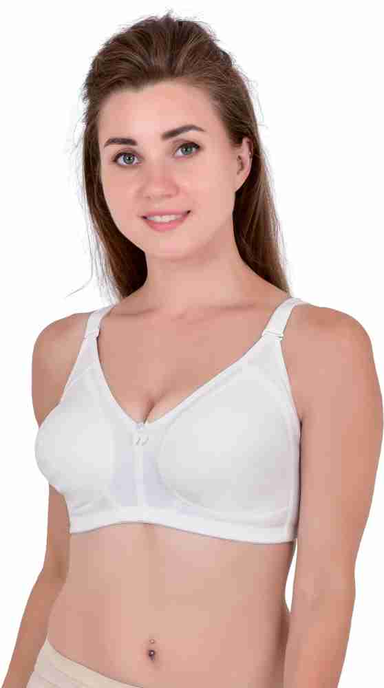 Buy LA- FIG Women's Bra Non Padded Full Coverage Bra, Cotton Rich