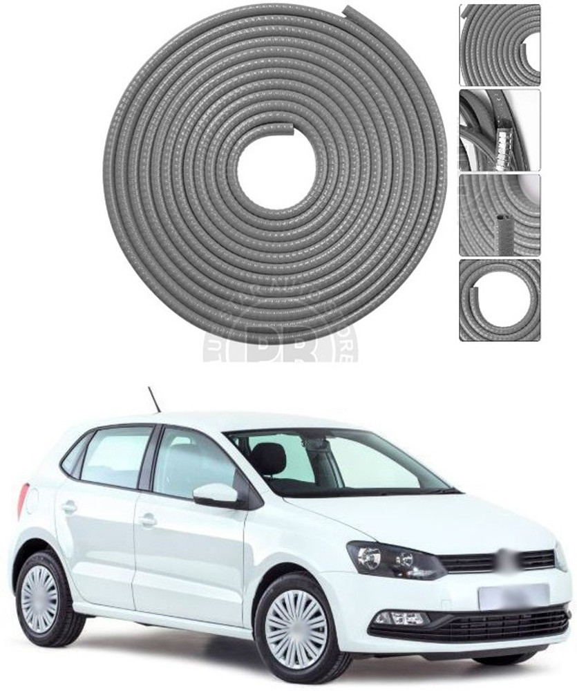 PRTEK Car Door Edge Guards No Glue Textured Light Gray 16 2 5Ft 5M