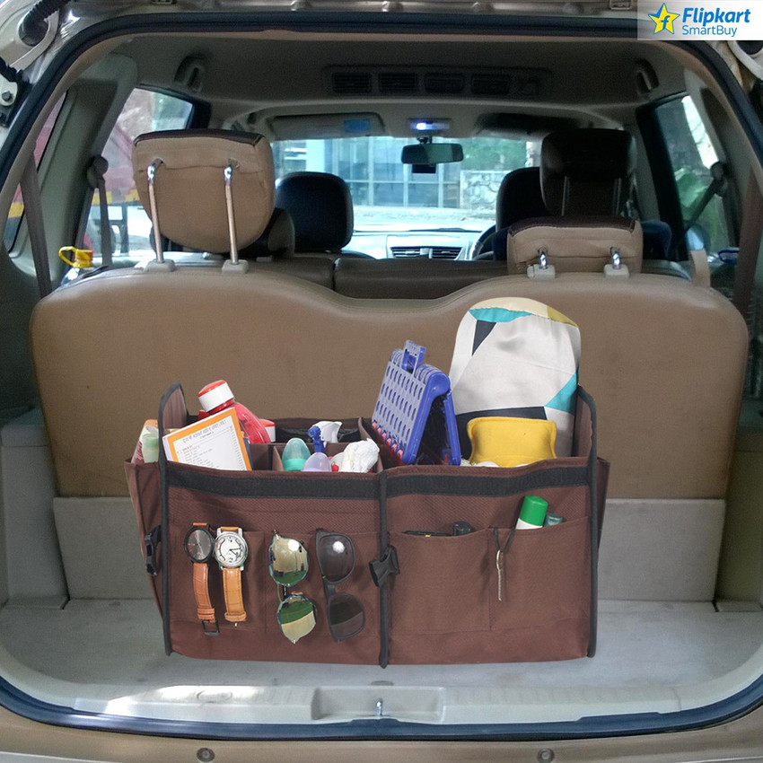 Minivan trunk shop organizer