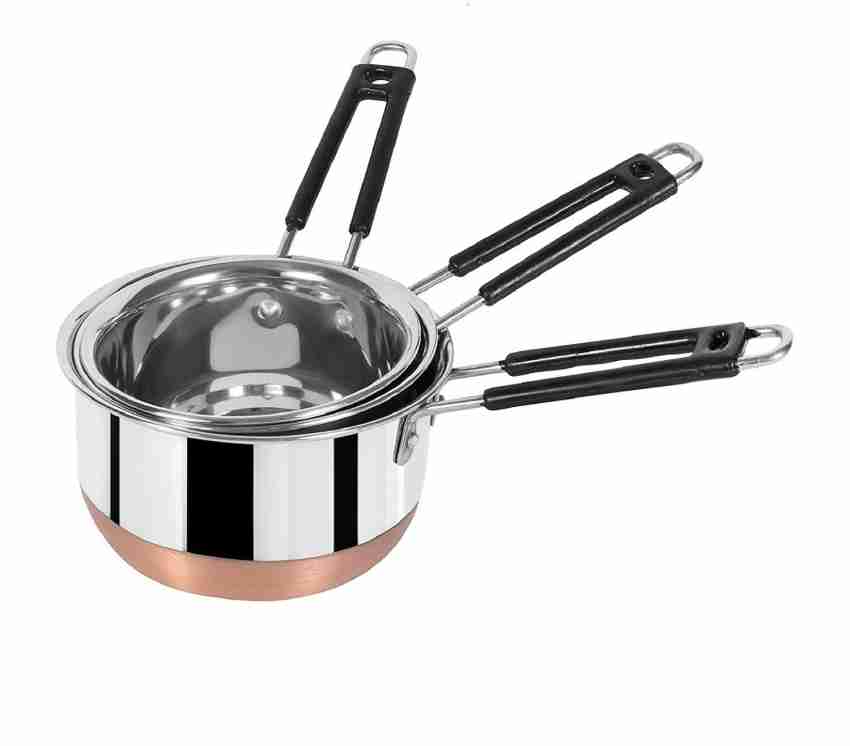 RBGIIT Pack of 3 Stainless Steel SS-11 Stainless Steel Sauce Pan