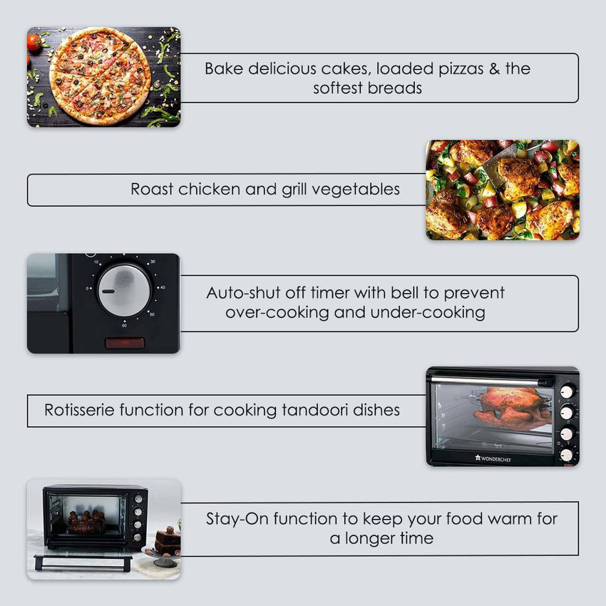 WONDERCHEF 40 litres otg Electric Tandoor Price in India Buy