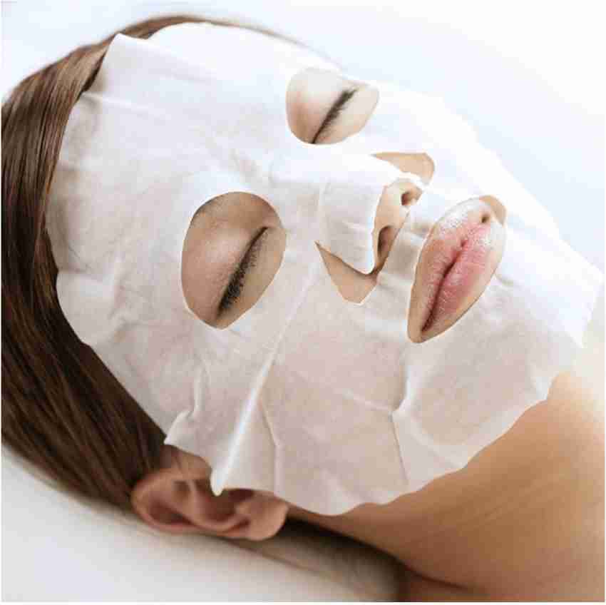 Sweetpea 50 Pcs White DIY Makeup Skin Care Enlarged Cotton Facial Masks  Sheets Face Shaping Mask Price in India - Buy Sweetpea 50 Pcs White DIY  Makeup Skin Care Enlarged Cotton Facial