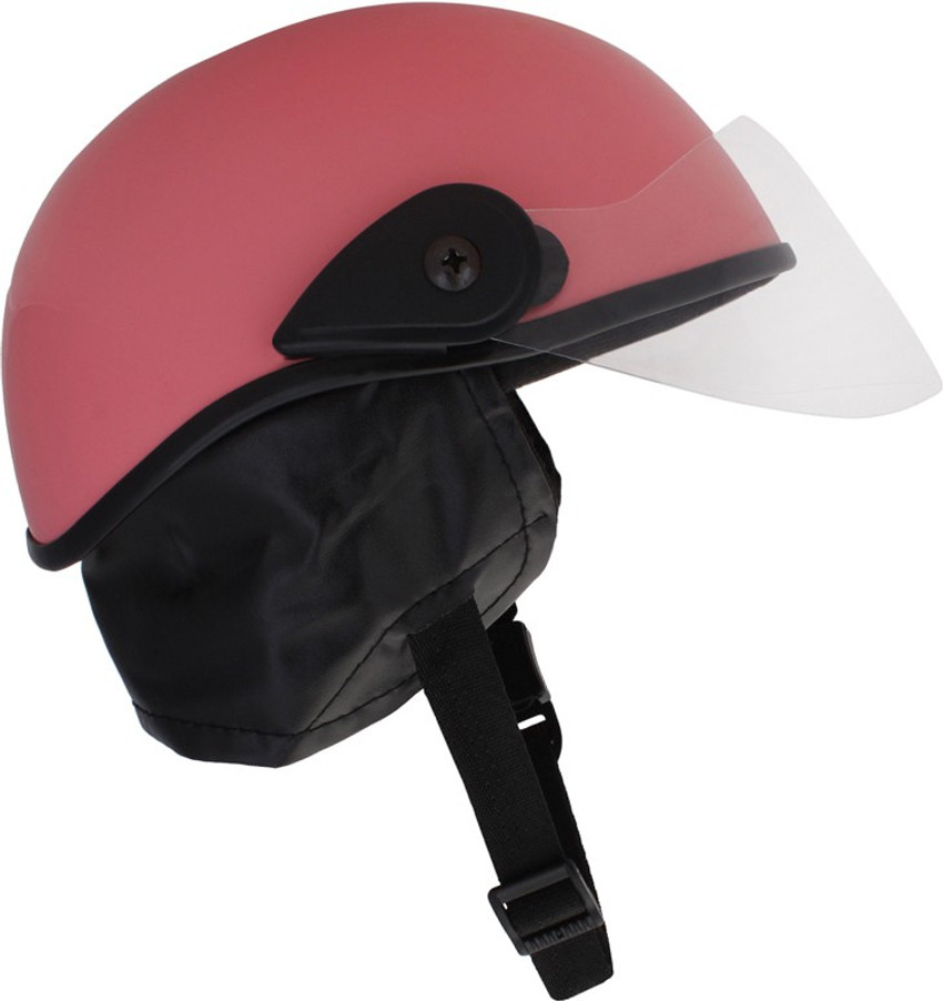 Western Era Half Helmet Clear Visor for Scooty Safety Comfort