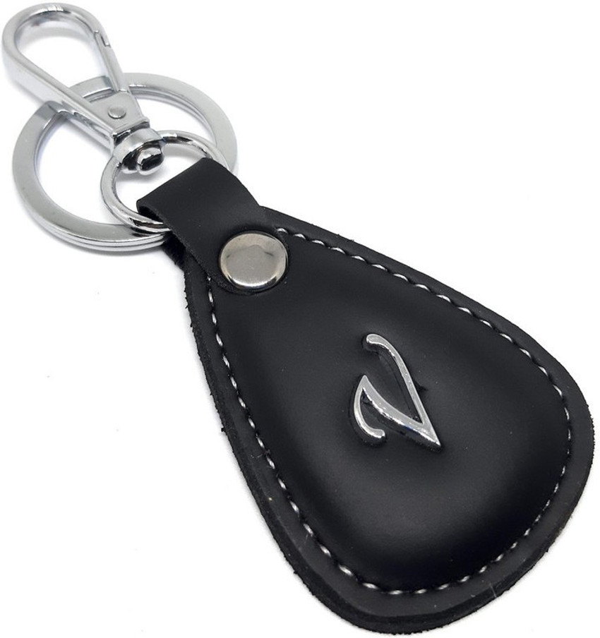 Leather letter keyring sale