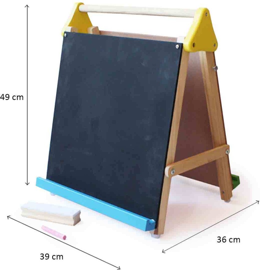  Kids Wooden Table Easel Double-Sided Tabletop Drawing