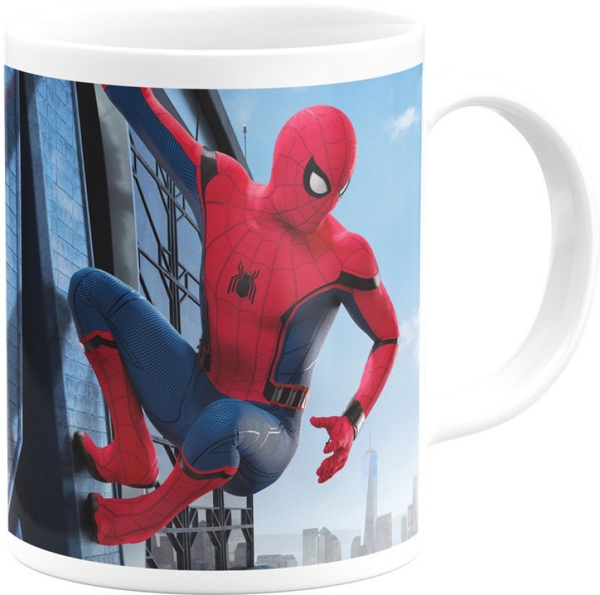 GOLDENCITY Spiderman Printed Cartoon Coffee Mug For Girls Boys Kids Friends  Spider Man Mug For Birthday