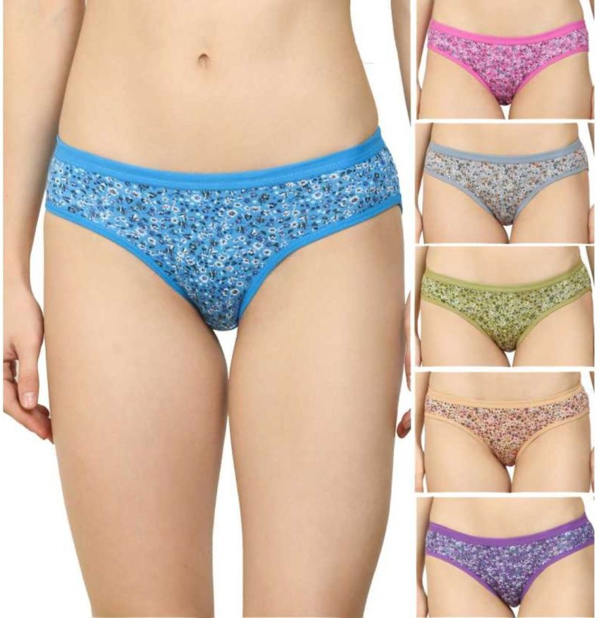 Buy Blossom Womens Cotton Printed Panty - Multi-Color (Pack of 6