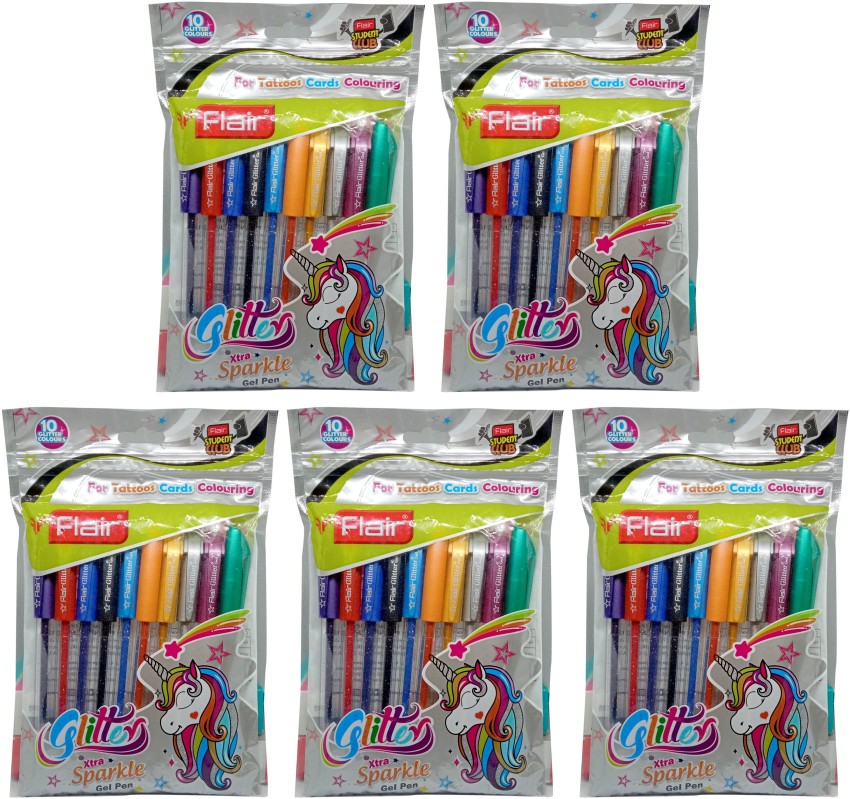 Flair Glitter Xtra Sparkle Gel pens