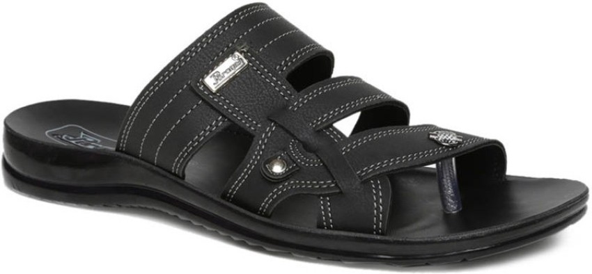 Paragon outlet chappal black