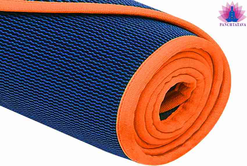 PANCHTATAVA Sporty Fabric Coated with Orange Border 6 mm Yoga Mat Buy PANCHTATAVA Sporty Fabric Coated with Orange Border 6 mm Yoga Mat Online at Best Prices in India Sports
