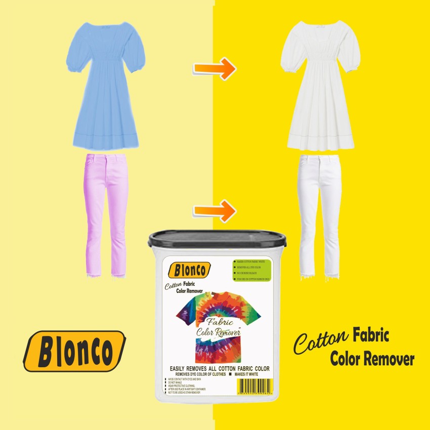 Blonco Cotton fabric color remover Stain Remover Price in India - Buy  Blonco Cotton fabric color remover Stain Remover online at