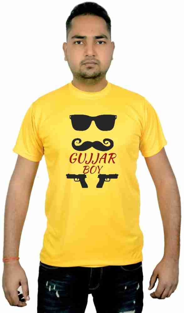 FHJ Printed Men Round Neck Reversible Yellow T Shirt Buy FHJ Printed Men Round Neck Reversible Yellow T Shirt Online at Best Prices in India Flipkart