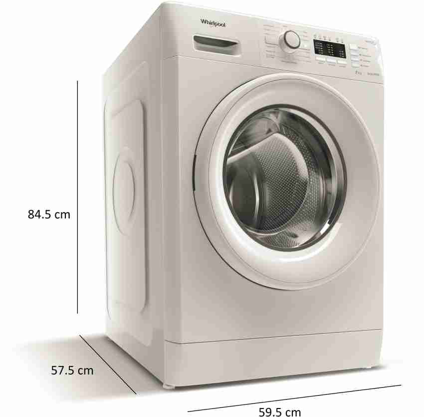 whirlpool 7 kg fully automatic front load white