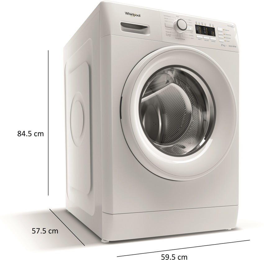 whirlpool washing machine 7kg front loader price