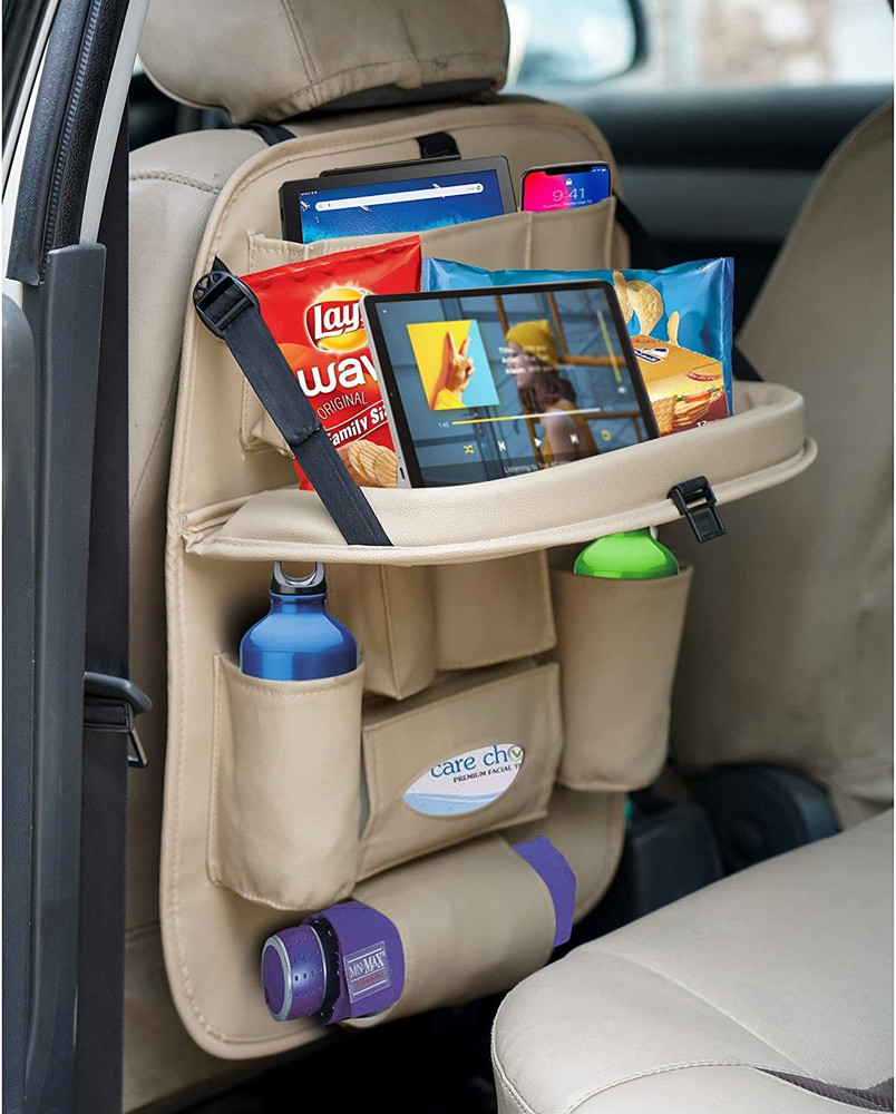 S.K.Y Beige Car Organizer Storage Bag Back Seat Box Organizer Holder Cover  Backseat Pockets for Cars Car Multi Pocket Price in India - Buy S.K.Y Beige  Car Organizer Storage Bag Back Seat