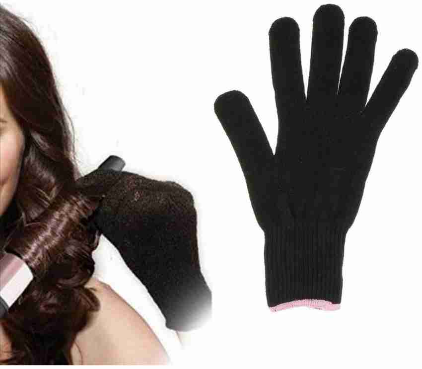 Heat glove for outlet hair styling