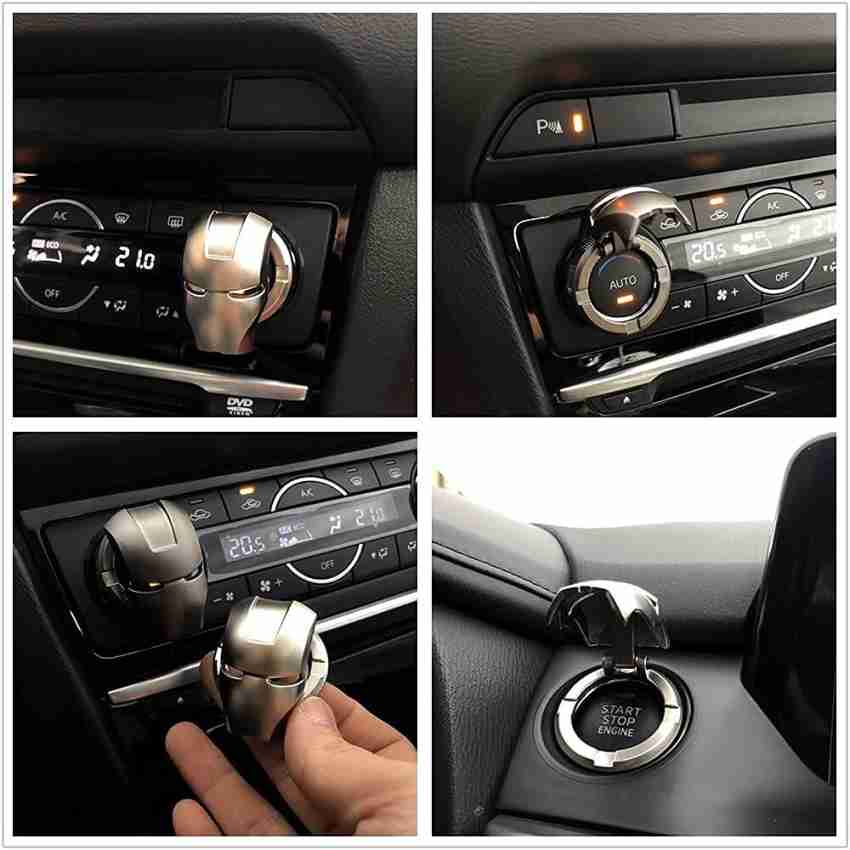 Rhtdm Black Car Engine Start Stop Switch Lambo Style Button Cover