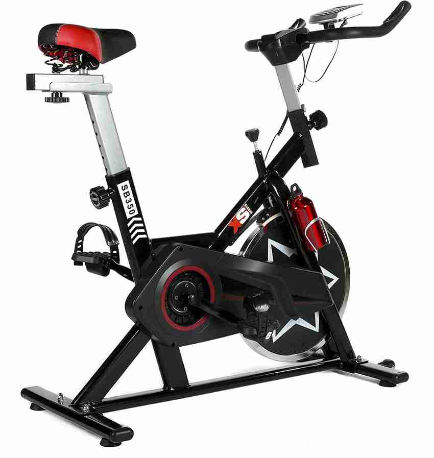 Exercise bike wheel clearance