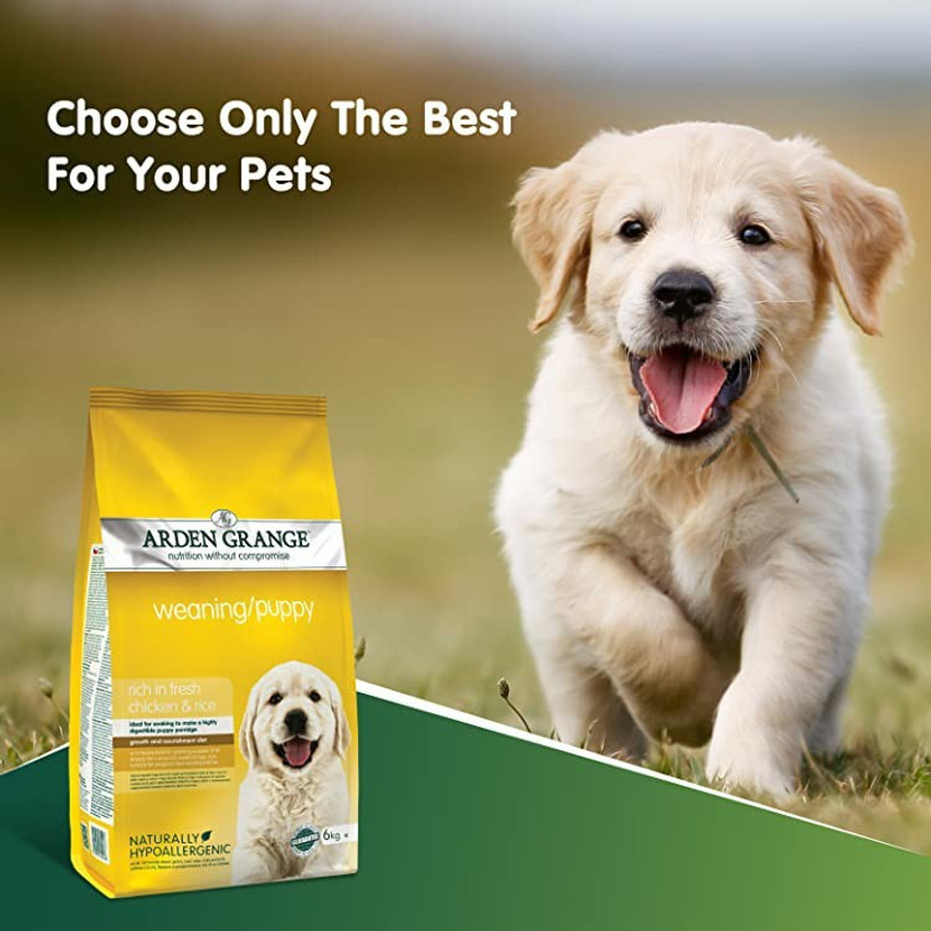 Arden Grange Starter Dog Food 2 kg Weaning Puppy Chicken Rice