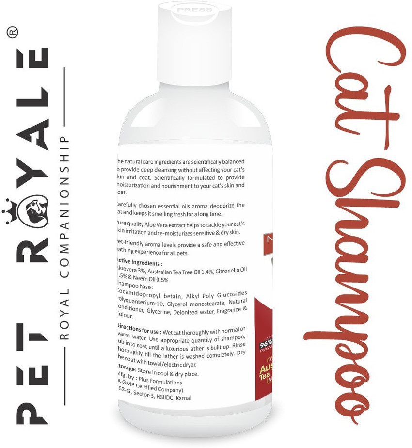 Dry flea store shampoo for cats