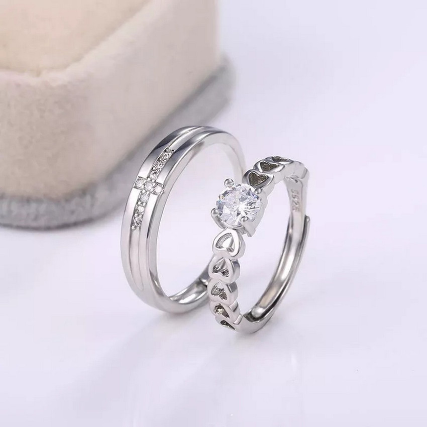 Silver ring discount designs for couple