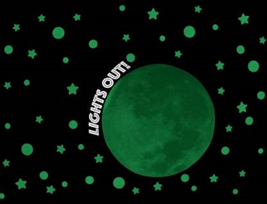 Buy DreamKraft Green Pvc Glow In The Dark Stars For Ceiling Christmas  Decoration 25x25 cm Online at Best Prices in India - JioMart.