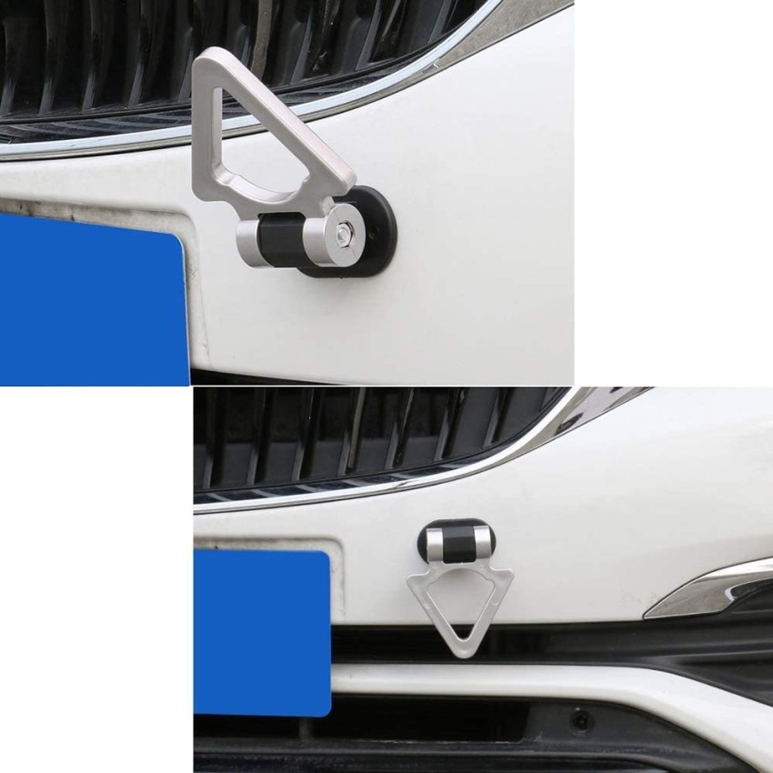 Car Tow Hook Triangle Shaped Trailer Hook Sticker Decorative Only