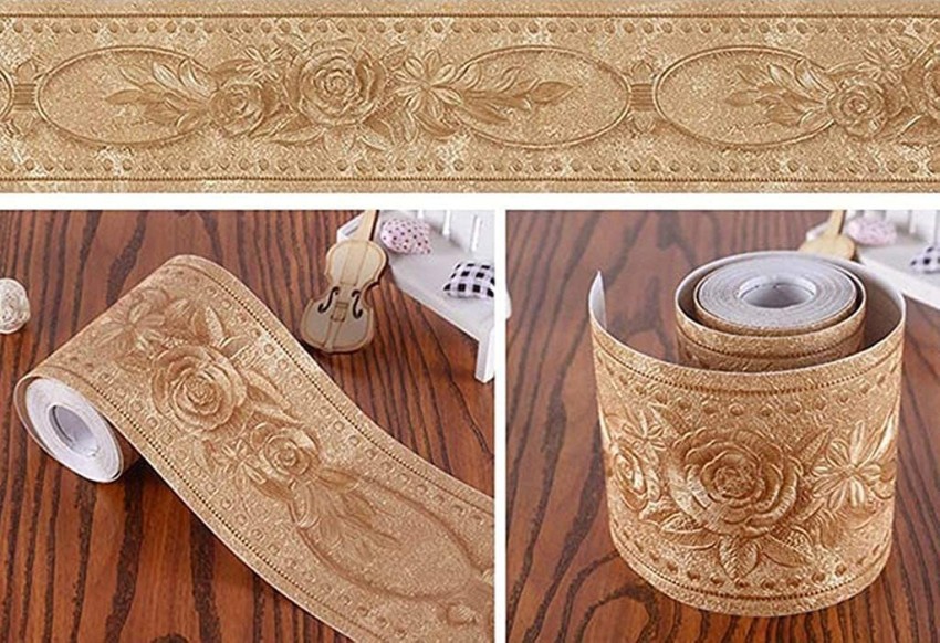 Elegant Gold Vine Flower Self Adhesive Molding India  Ubuy