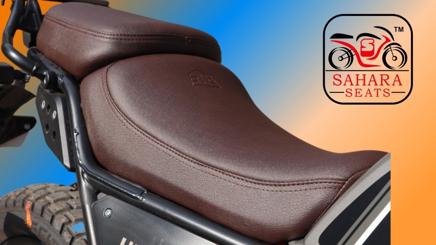 Sahara Seats Royal Enfield Himalayan Cushion Seat Cover Brown Split Bike Seat Cover For Royal Enfield NA Price in India Buy Sahara Seats Royal Enfield Himalayan Cushion Seat Cover Brown Split